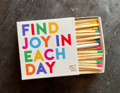 Matchboxes - X313 - Find Joy In Each Day (Saint Philip Neri)