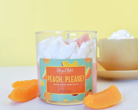 Peach, Please | Peach scented candle | Home Fragrance