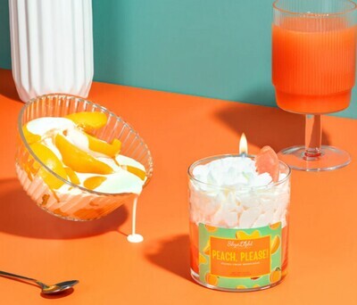 Peach, Please | Peach scented candle | Home Fragrance