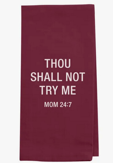 Moms 24 7 Tea Towel