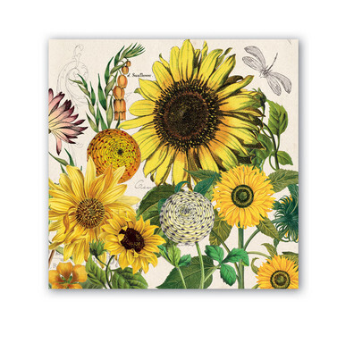 Cocktail Napkins Sunflower