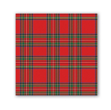 Cocktail Napkins Tartan