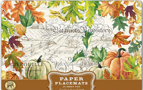 Paper Placemats Fall Harvest