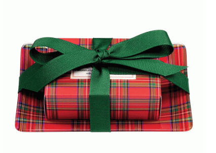Gift Soap Set Tartan