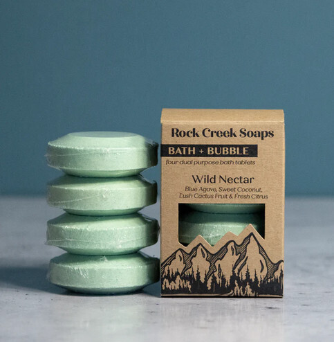 Bath Bomb Set | Wild Nectar | BATH + BUBBLE - Set of 4