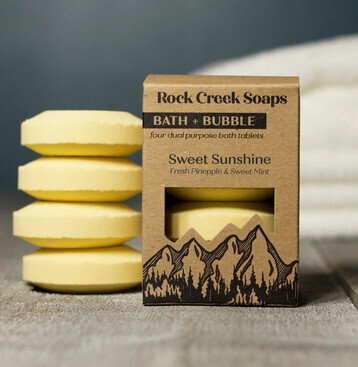 Bath Bomb Set | Sweet Sunshine | BATH + BUBBLE - Set of 4 |