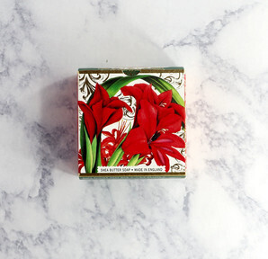 Boxed Soap 4.5oz Poinsetta
