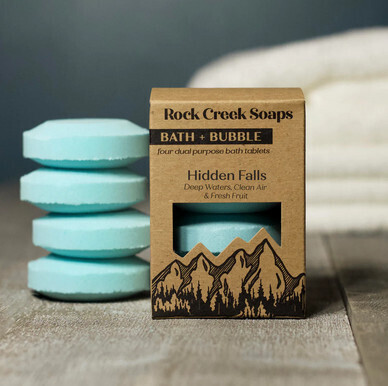 Bath Bomb Set | Hidden Falls | BATH + BUBBLE - Set of 4