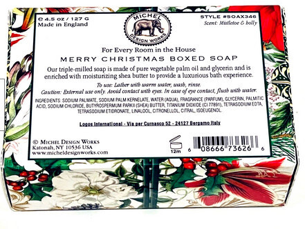 Boxed Soap 4.5oz Merry Christmas