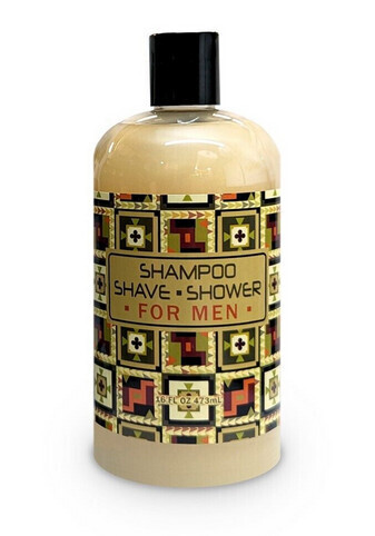 SHAMPOO • SHAVE • SHOWER FOR MEN 16OZ
