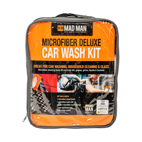 MICROFIBER DELUXE CAR WASH KIT