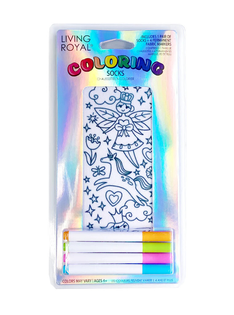 FAIRY PRINCESS COLORING SOCK