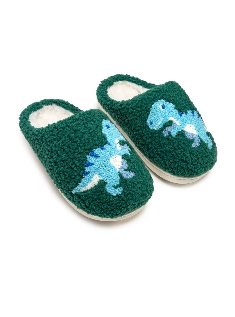 KIDS DINO SLIPPER, Size: Little