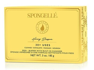 Spongelle Pedi Buffer Honey Blossom 3oz