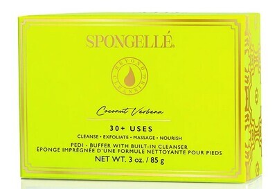 Spongelle Pedi Buffer Coconut Verbena 3oz