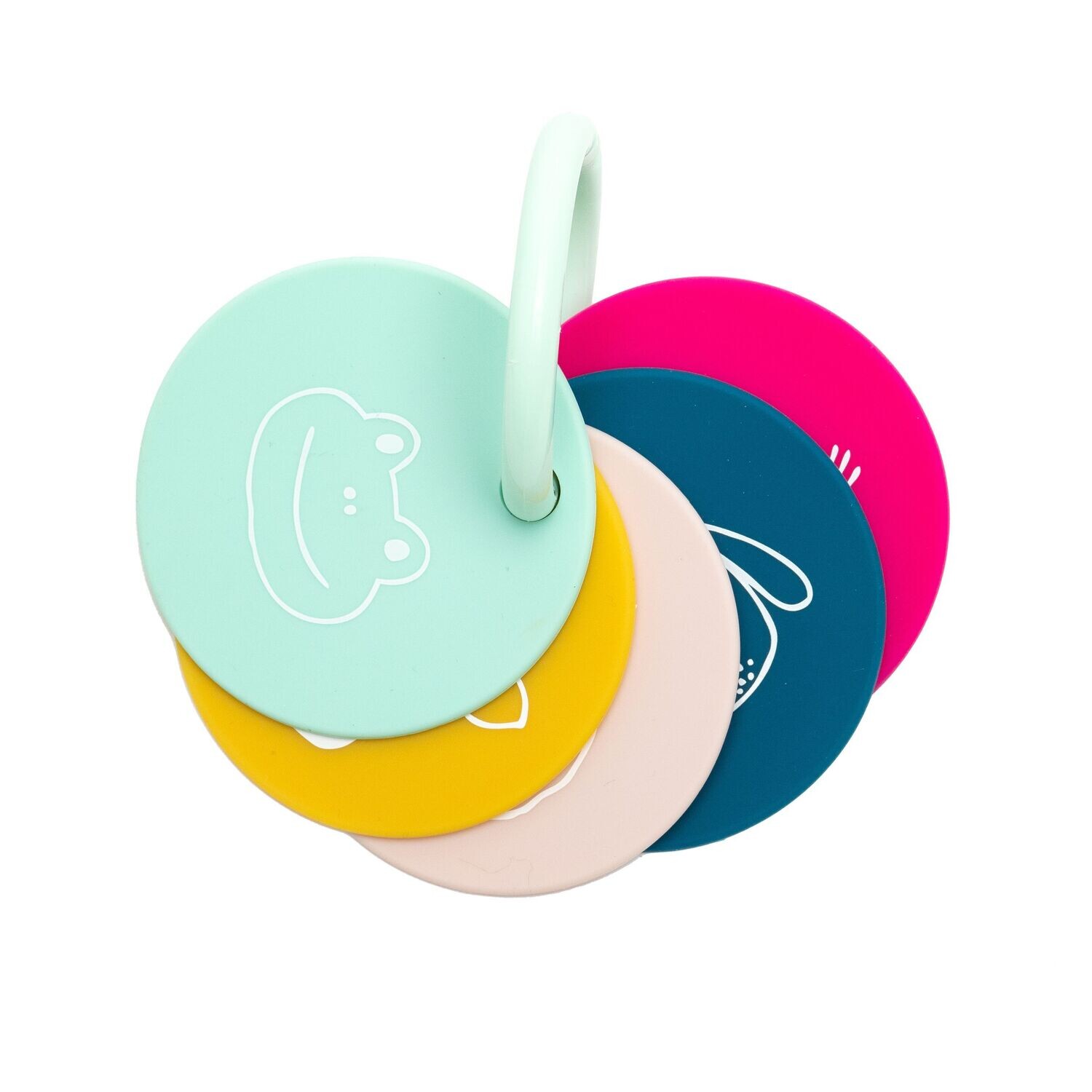 Bella Tunno Party Animals Teething Flashcards