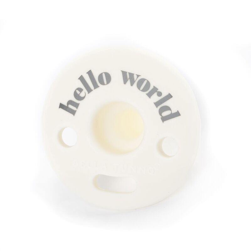 Bella Tunno Hello World Bubbi Pacifier