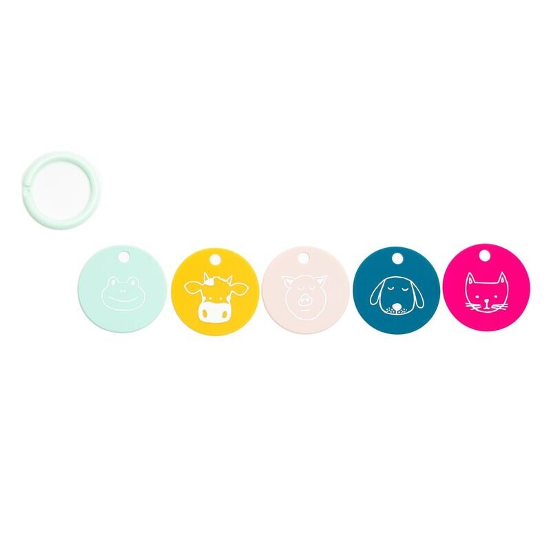 Bella Tunno Party Animals Teething Flashcards