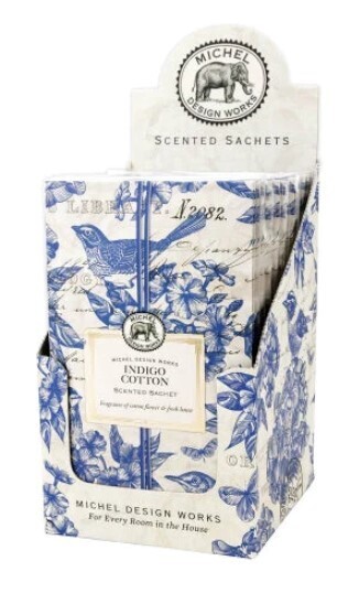 Scented Sachets Indigo Cotton