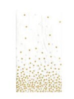 Confetti Guest Napkin 16Pk Metallic