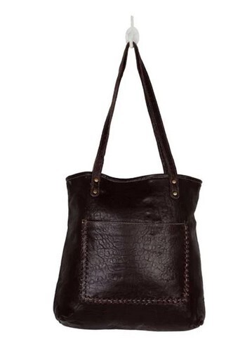 Myra Furred Leather &amp; Hairon Bag S2604