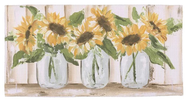 SUNFLOWER JAR TRIO PILLOW SWAP