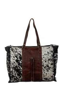 Myra Rosalinda Cross Stitched Weekender Bag S-7372