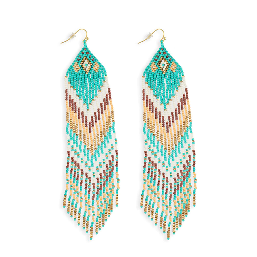 TAPESTRY OF TIME BEADED EARRINGS - Myra S-7659