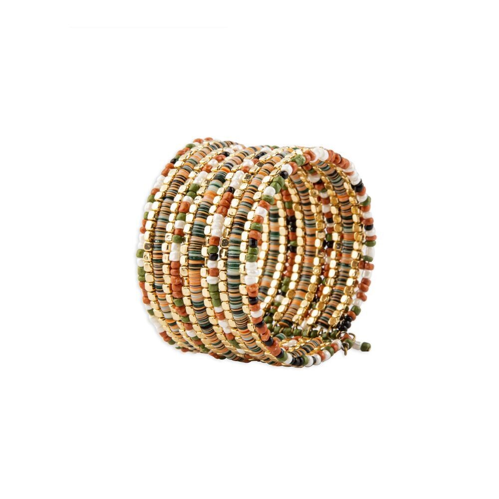 Of My Tribe Beeded Cuff-style Bracelet - Myra S-8233