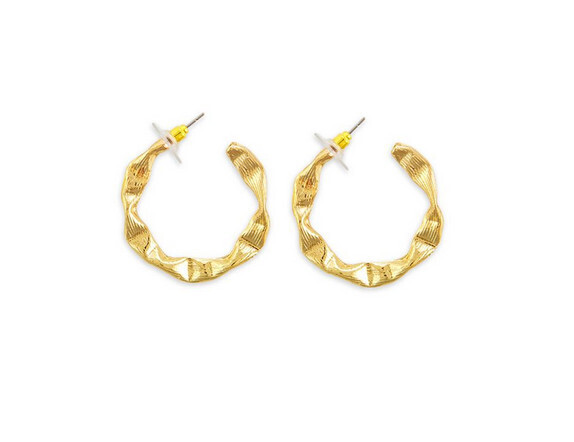 Golden Sunrise Hoop Earrings