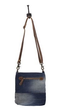 STAR DENIM SHOULDER BAG
