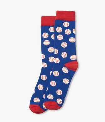 Two Balls Men&#39;s Crew Socks O/S