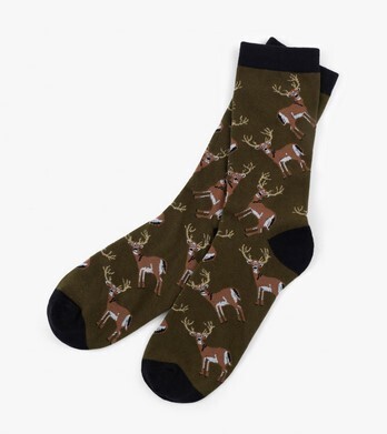 Lots Of Bucks Men&#39;s Crew Socks O/S