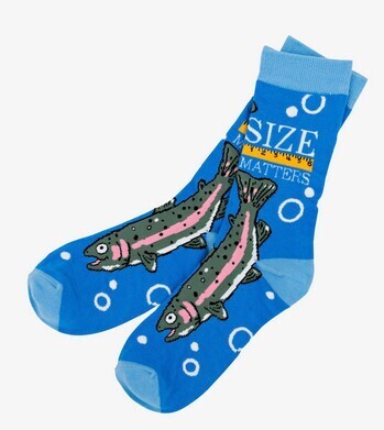 Size Matters Men&#39;s Crew Socks O/S