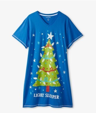 Light Sleeper Women's Sleep Shirts - O/S Palace Blue
