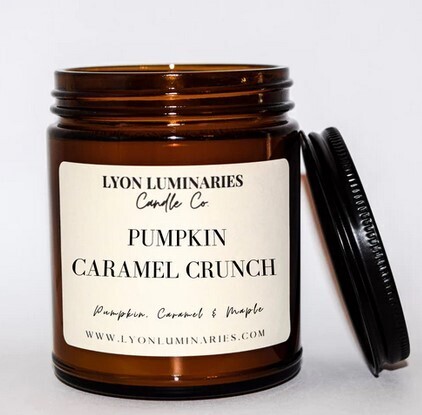 Pumpkin Caramel Crunch Soy Blend Candle