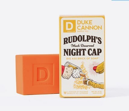 Duke Cannon Big Ass Brick of Soap - Rudolph&#39;s Much Deserved Night Cap