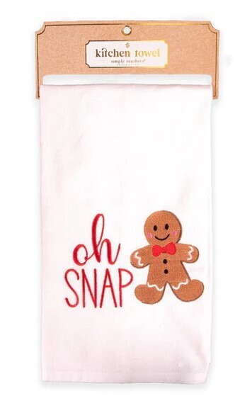 Simply Southern Kitchen Towel - Oh Snap
