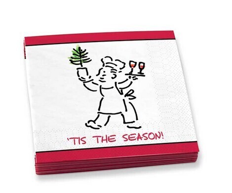 Tis The Season Beverage Napkins Set of 20