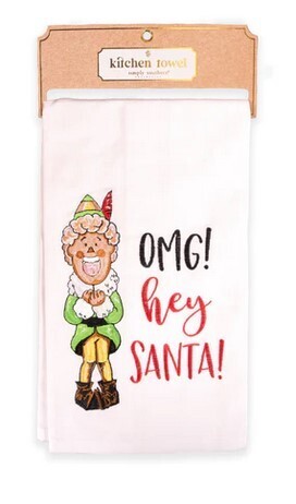 Simply Southern Kitchen Towel - Omg Hey Santa