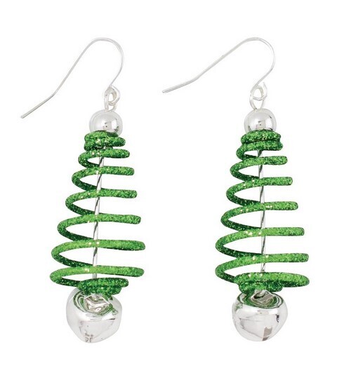 Green Spring Trees Earrings