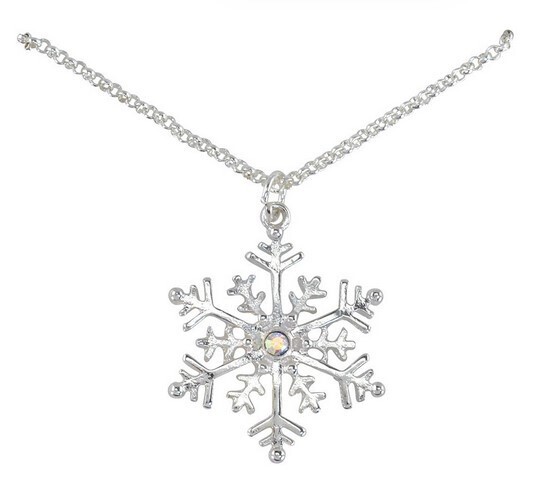 Silver Snowflake Necklace