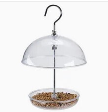 Clear Domed Platform Bird Feeder