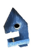 Nestle Inn Blue Birdhouse