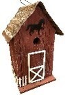 Summitville Stable Red Birdhouse