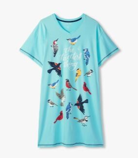 Tweetest Thing Women's Sleep Shirts - O/S Aqua