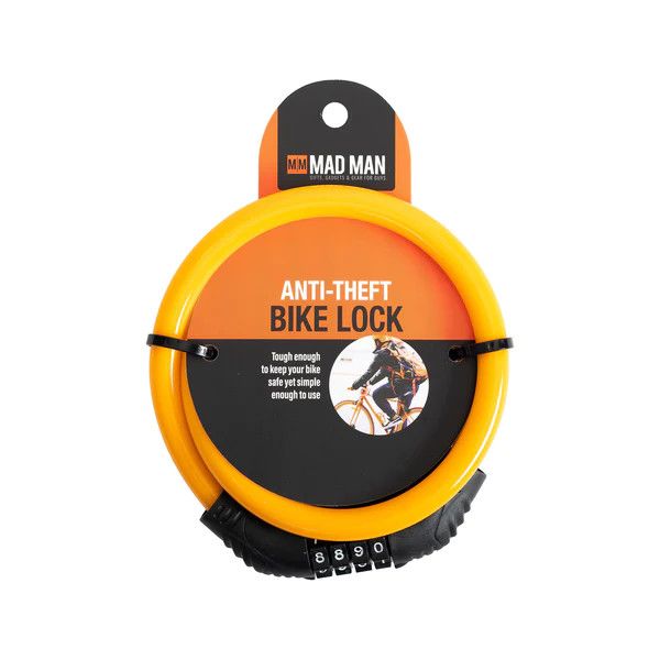 BIKE LOCK, Color: Orange