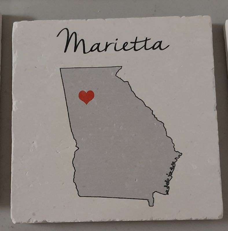 Love Your Town Marietta Coaster