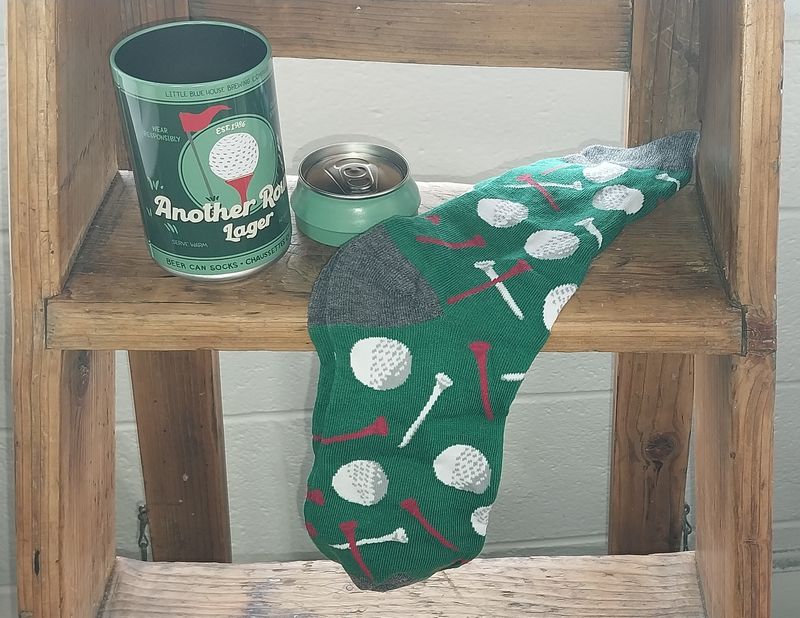 Balls And Tees Men&#39;s Beer Can Sock O/S