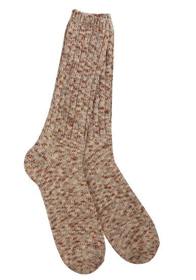 Metro Collection 190204 Ragg Taupe Men&#39;s Socks 8.5-12